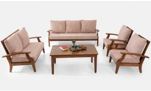 Teras Natura Kiremit 7 Oturumlu Bahçe ve Balkon Takımı