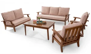 Teras Natura Kiremit 7 Oturumlu Bahçe ve Balkon Takımı