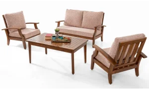 Teras Natura Kiremit 4 Oturumlu Bahçe ve Balkon Takımı