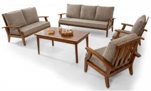 Teras Natura Kahve 7 Oturumlu Bahçe ve Balkon Takımı