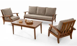 Teras Natura Kahve 5 Oturumlu Bahçe ve Balkon Takımı