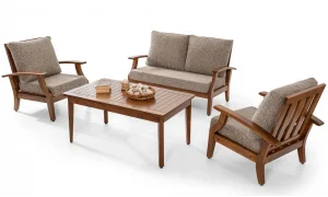 Teras Natura Kahve 4 Oturumlu Bahçe ve Balkon Takımı