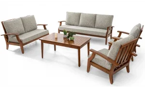 Teras Natura Yeşil 7 Oturumlu Bahçe ve Balkon Takımı