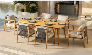 Apollo Iroko Yemek Masası Takımı