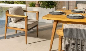 Apollo Iroko Yemek Masası Takımı