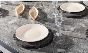 Argos Antrasit Iroko Yemek Masası Takımı