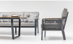 Olimpos Antrasit Iroko Bahçe ve Balkon Takımı