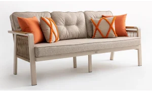 Olimpos Krem Iroko Bahçe ve Balkon Takımı