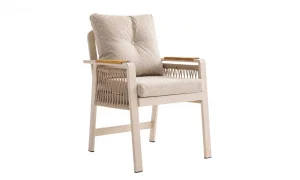 Olimpos Krem Iroko Yemek Masası Takımı