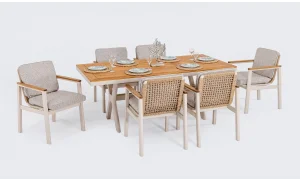 Astoria Iroko Yemek Masası Takımı