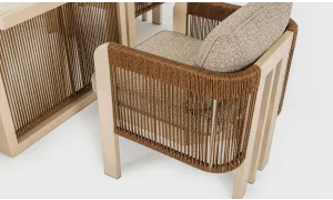 Atlas Kahve Seramik Yemek Masası Takımı