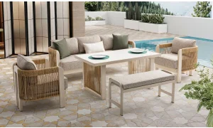 Atlas Seramik Bahçe ve Balkon Takımı