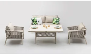 Calisto 4 Oturumlu Bahçe ve Balkon Takımı