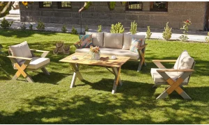 Lotus Cappy Iroko Bahçe ve Balkon Takımı