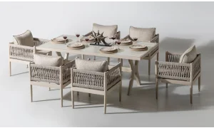 Lyon Seramik Yemek Masası Takımı