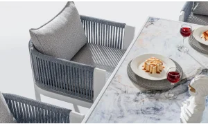 Marina Seramik Yemek Masası Takımı