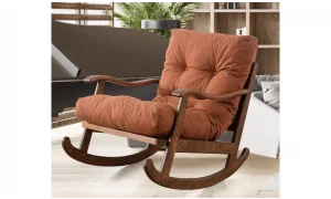 Ahşap Kiremit Sallanır Koltuk