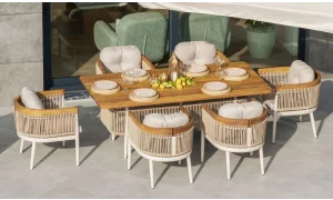 Minerva Iroko Yemek Masası Takımı