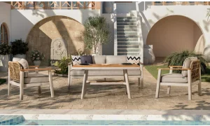 Onyx Iroko Bahçe ve Balkon Takımı