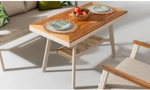 Onyx Midi Iroko Bahçe ve Balkon Takımı