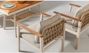 Onyx Midi Iroko Bahçe ve Balkon Takımı