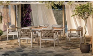 Onyx Iroko Yemek Masası Takımı