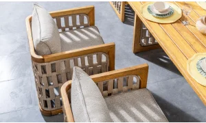 Zeus Iroko Yemek Masası Takımı