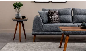 Deko Köşe Koltuk Takımı (Gri)