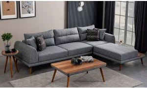 Deko Köşe Koltuk Takımı (Gri)