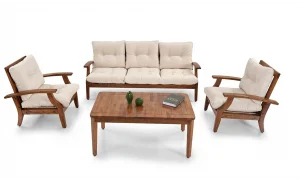 Teras Krem 5 Oturumlu Bahçe ve Balkon Takımı