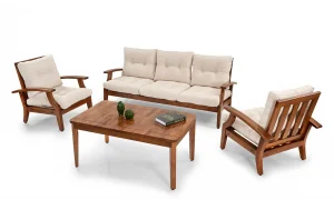 Teras Krem 5 Oturumlu Bahçe ve Balkon Takımı