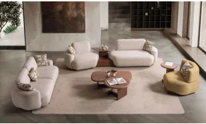 Lugano Sehpalı 3lü Koltuk