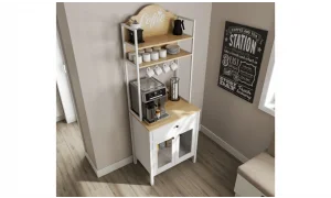 Felix Beyaz Kahve Köşesi Dolabı