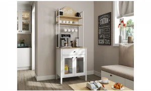 Felix Beyaz Kahve Köşesi Dolabı