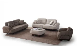 Nepal Kahve 3lü Koltuk