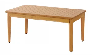 Teras Naturel Bahçe ve Balkon Ahşap Orta Sehpa