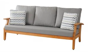 Teras Naturel Bahçe ve Balkon 3lü Koltuk - Bej