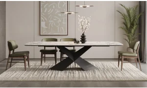 Infinity Seramik Yemek Masası