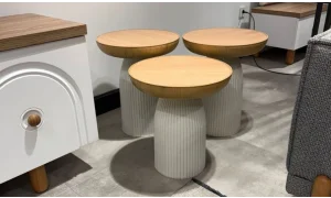 Üçlü Bohem Mantar Sehpa