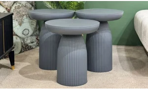 Üçlü Bohem Mantar Sehpa