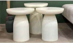 Üçlü Bohem Mantar Sehpa