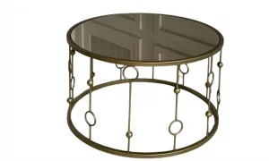 Elegant Orta Sehpa - Cam Tablalı