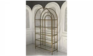 Gökkuşağı Vitrin - Cam Tablalı