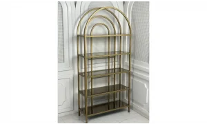 Gökkuşağı Vitrin - Cam Tablalı