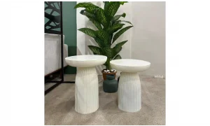 Bohem 2li Mantar Sehpa - Ceviz & Aytaşı