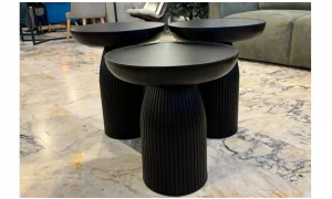 Bohem 2li Mantar Sehpa - Ceviz & Aytaşı