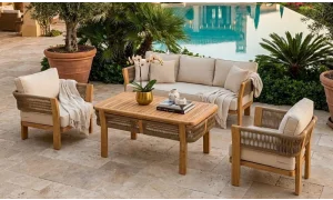 Miami Kahve İroko Bahçe ve Balkon Takımı