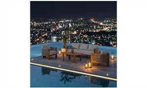Lotus İroko Bahçe ve Balkon Takımı