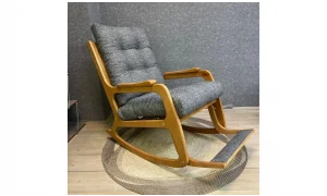 Kontes Naturel Gri Sallanır Sandalye Dinlenme Koltuğu