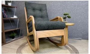 Kontes Naturel Gri Sallanır Sandalye Dinlenme Koltuğu